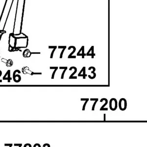 77243-LEE8-E00 BOLT — diagram cutout