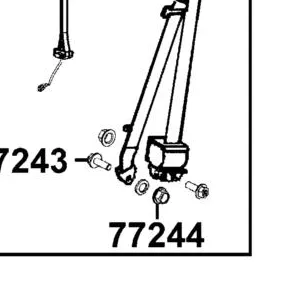 77244-LEE8-E00 NUT FLANGE — diagram cutout