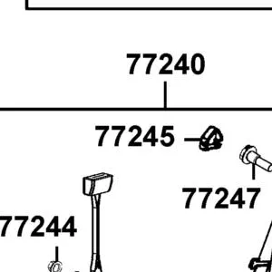 77245-LEE8-E00 CAP BOLT — diagram cutout