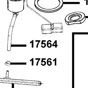 17564-LKC3-E00 TUBE FILTER — diagram cutout