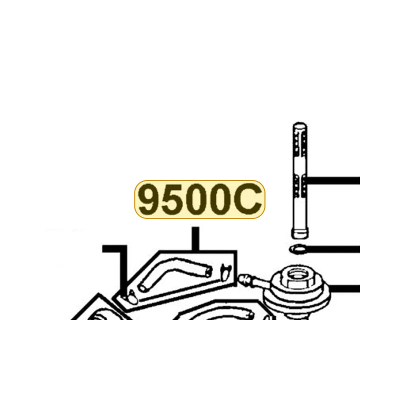 9500C-KEB7-MY0 TUBE ASSY FUEL — diagram cutout