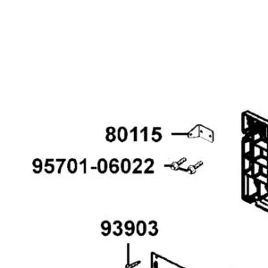 80115-LEE8-E00 BRACKET TRUNK STOPPER — diagram cutout