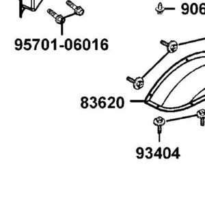 83620-LEE8-E01-N1R GUARD MUD (Black) — diagram cutout