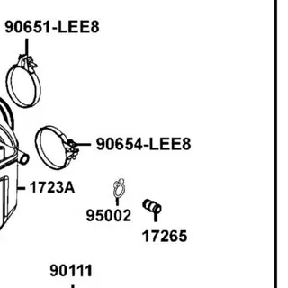 90654-LEE8-E00 BAND CONN TUBE — diagram cutout