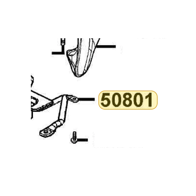 50801-KKD6-E00 SUPPORT RR CARRIER — diagram cutout