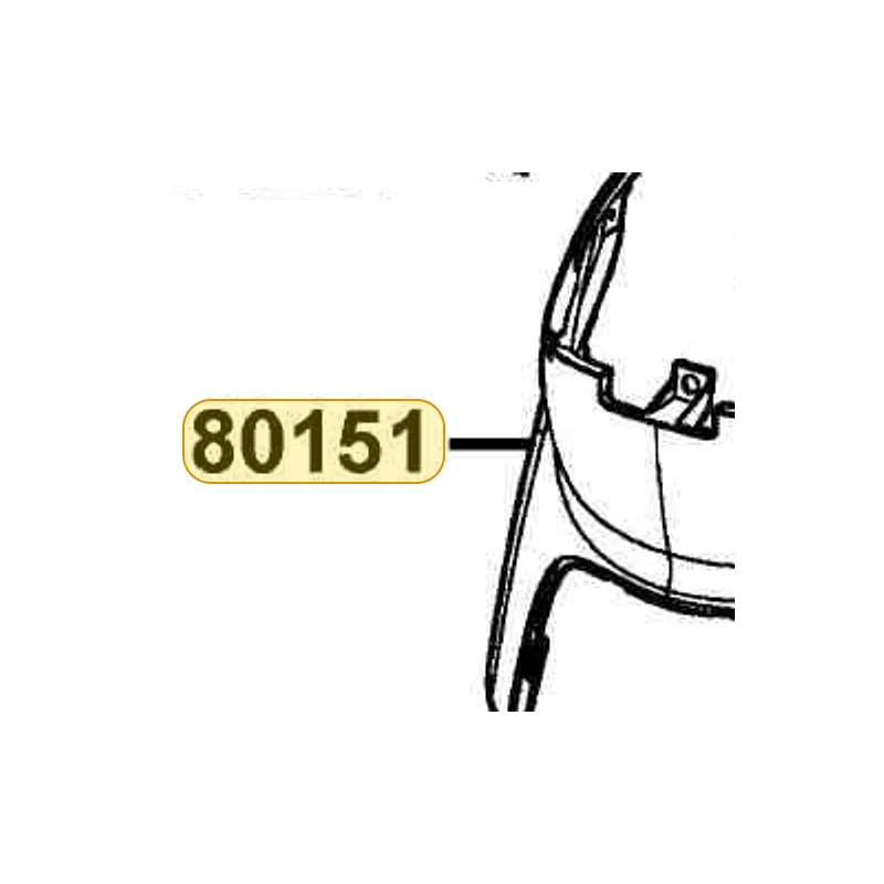 80151-KKD6-E00-N1R COVER CENTER (Black) — diagram cutout