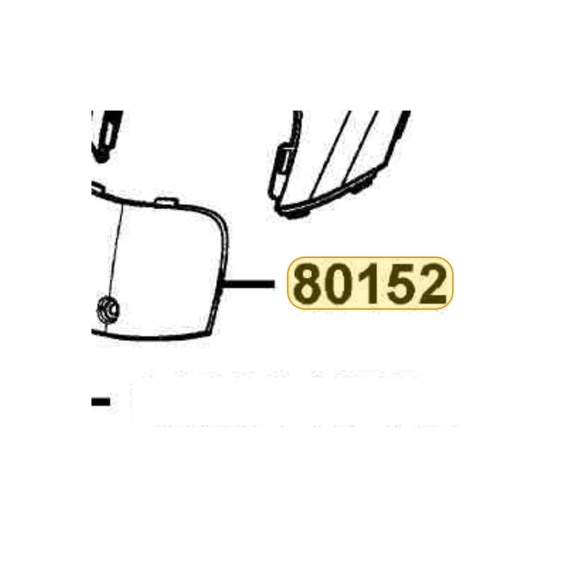 80152-KKD6-E00-N1R COVER PLUG MAINT (Black) — diagram cutout