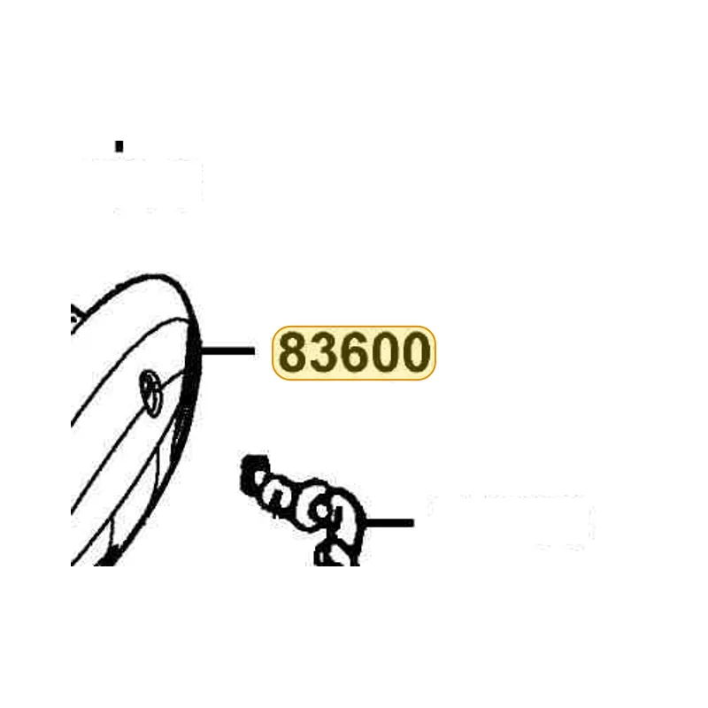 83600-KKD6-E00-CAP COVER R BODY — diagram cutout