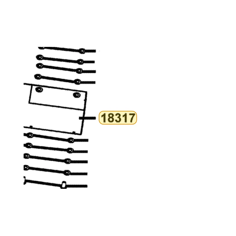 18317-KHD8-M31 PROTECTOR MUFFLER — diagram cutout
