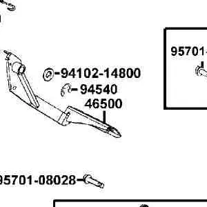46500-LEE8-E00 PEDAL BRAKE — diagram cutout