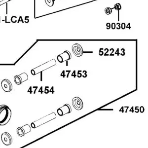 47453-LEE8-E00 BUSH RR KNUCKLE — diagram cutout