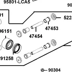 47454-LEE8-E00 COLLAR RR KNUCKLE — diagram cutout