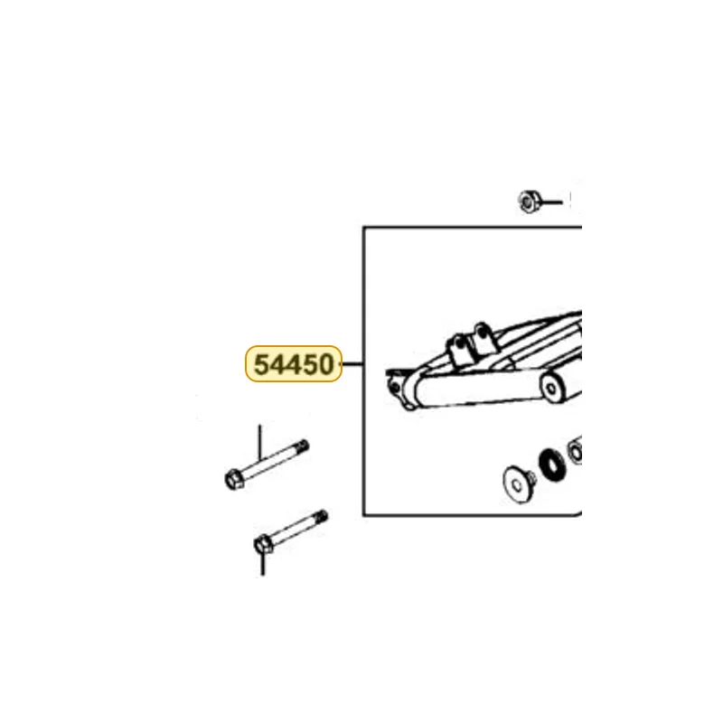 54450-LEE8-E00-MAS ARM ASSY RR R SWING LOW — diagram cutout
