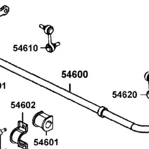 54600-LEE8-900 BAR STABILIZER — diagram cutout