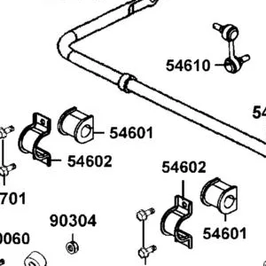 54601-LEE8-E00 BUSH STABILIZER — diagram cutout