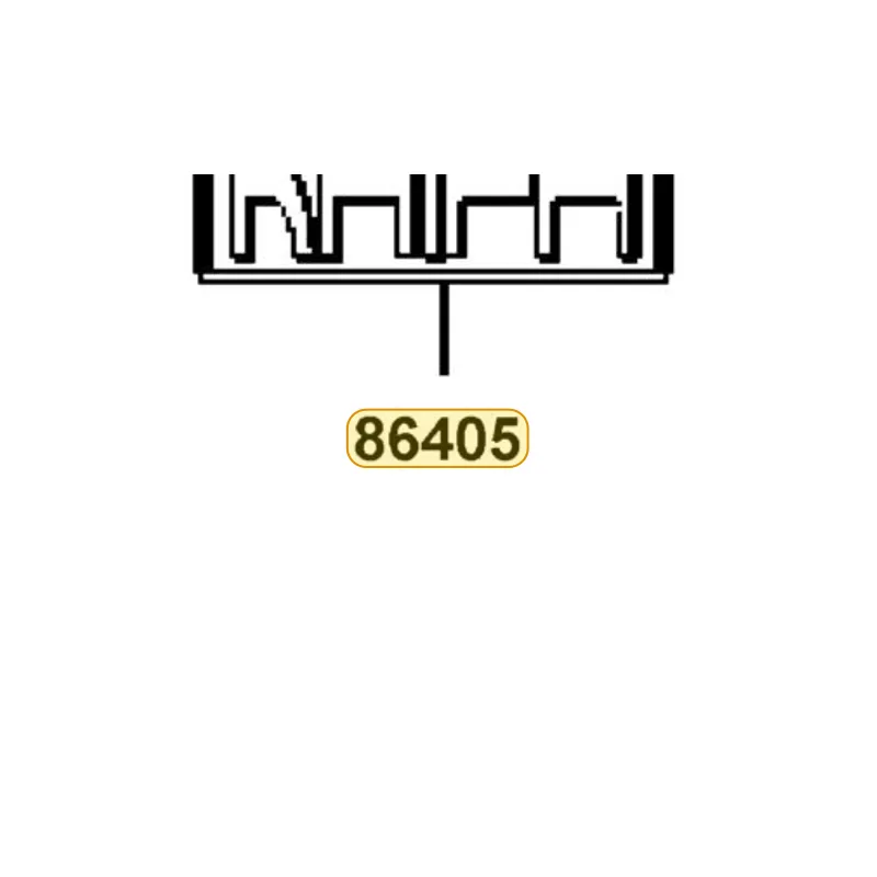 86405-AAA6-M30-T01 STRIPE RR CUSHION — diagram cutout