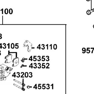 43110-LEE8-305 BRACKET ASSY — diagram cutout