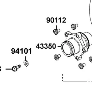 43350-LEE8-E00 HOLDER DISK RR BRK — diagram cutout