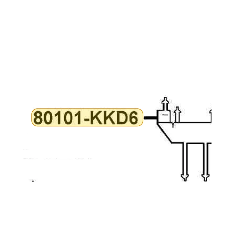 80101-KKD6-E00 PLATE RR FENDER — diagram cutout