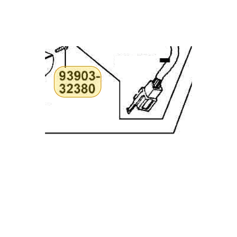93903-32380 SCREW TAPPING 3*12 — diagram cutout