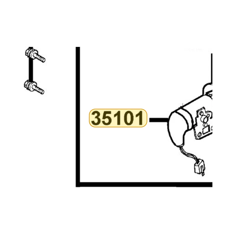 35101-KEB7-326-M2 SW SET COMB & LOCK — diagram cutout