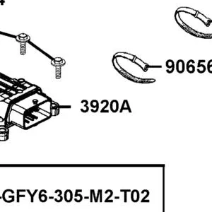 3920A-LKC3-E00 MODULE ASS'Y. ECU — diagram cutout