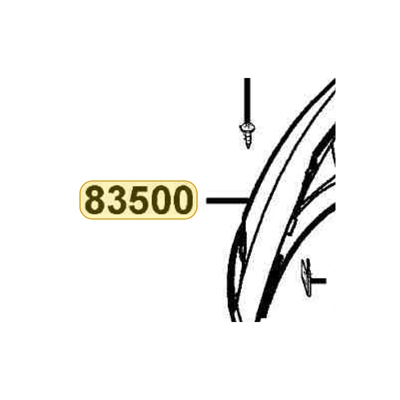 83500-KKD6-E00-N1P COVER R BODY — diagram cutout