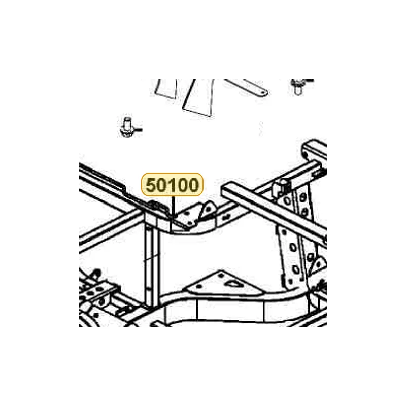 50100-LKC3-E00 BODY COMP. FRAME — diagram cutout