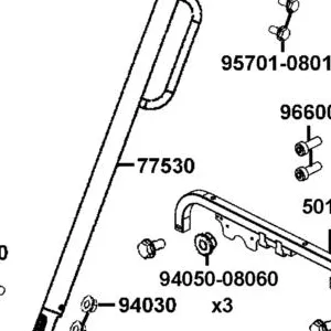 77530-LEE8-E00 R PIPE COMP.. ROOF — diagram cutout