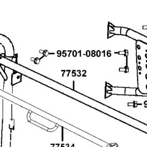77532-LEE8-E00 CROSS PIPE COMP ROOF — diagram cutout