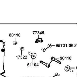 77345-LEE8-E00 HOOK CARGO BED — diagram cutout