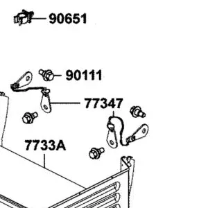 77347-LEE8-E00 ROPE CARGO BED — diagram cutout