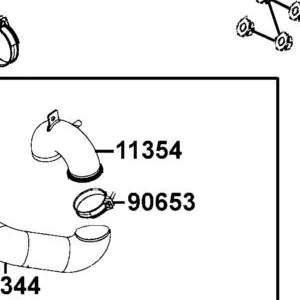 11354-LEE8-E00 CHAMBER DUCT B L CASE — diagram cutout