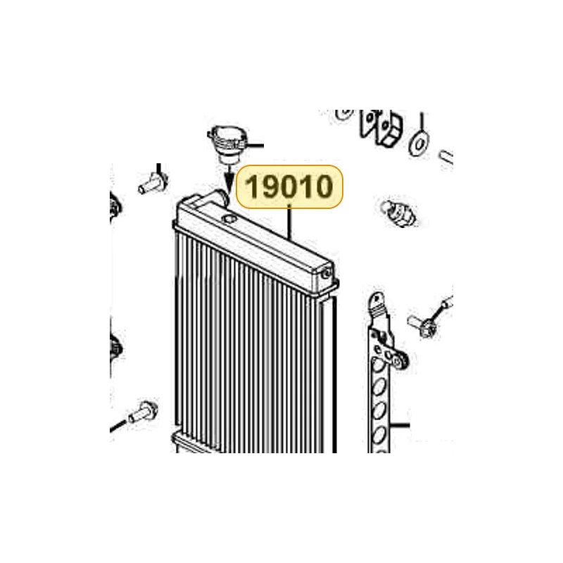 19010-LEE8-E00 RADIATOR COMP — diagram cutout