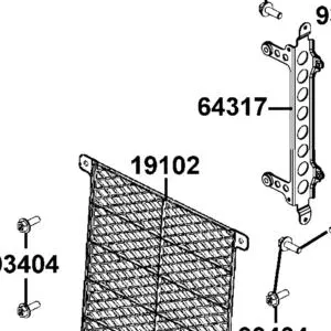 19102-LEE8-E00-N1R GRILLE RADIATOR (Black) — diagram cutout