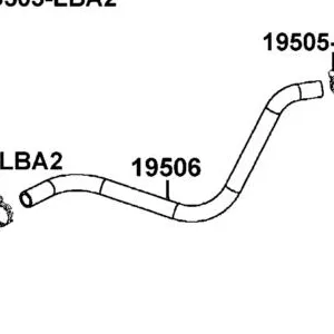19506-LEE8-E00 HOSE WATER G — diagram cutout