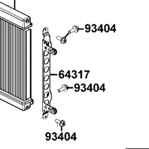 64317-LEE8-E00 STAY RADIATOR — diagram cutout