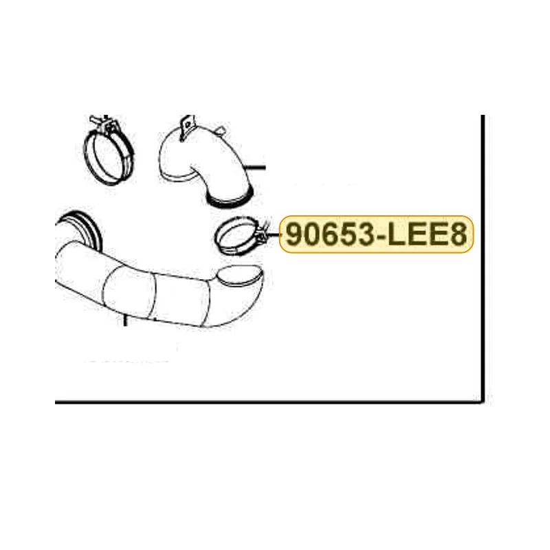 90653-LEE8-E00 BAND 77 AIR/C CONN TUBE — diagram cutout