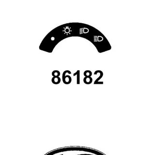 86182-AGA5-M30-T01 SW LABEL — diagram cutout