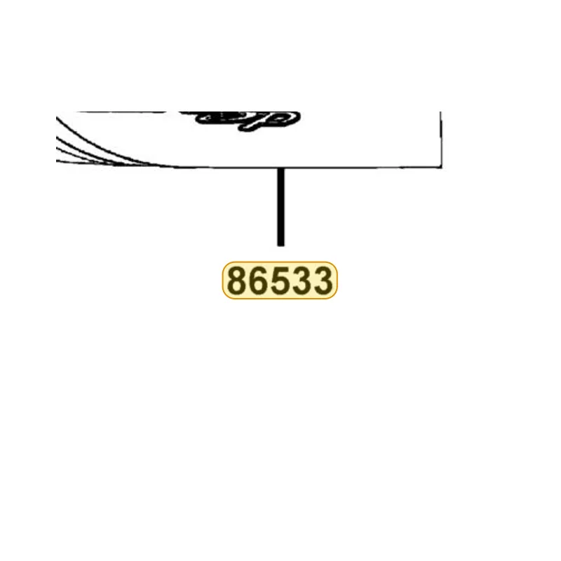 86533-AAA6-M31-T02 STRIPE L FENDER FRONT — diagram cutout