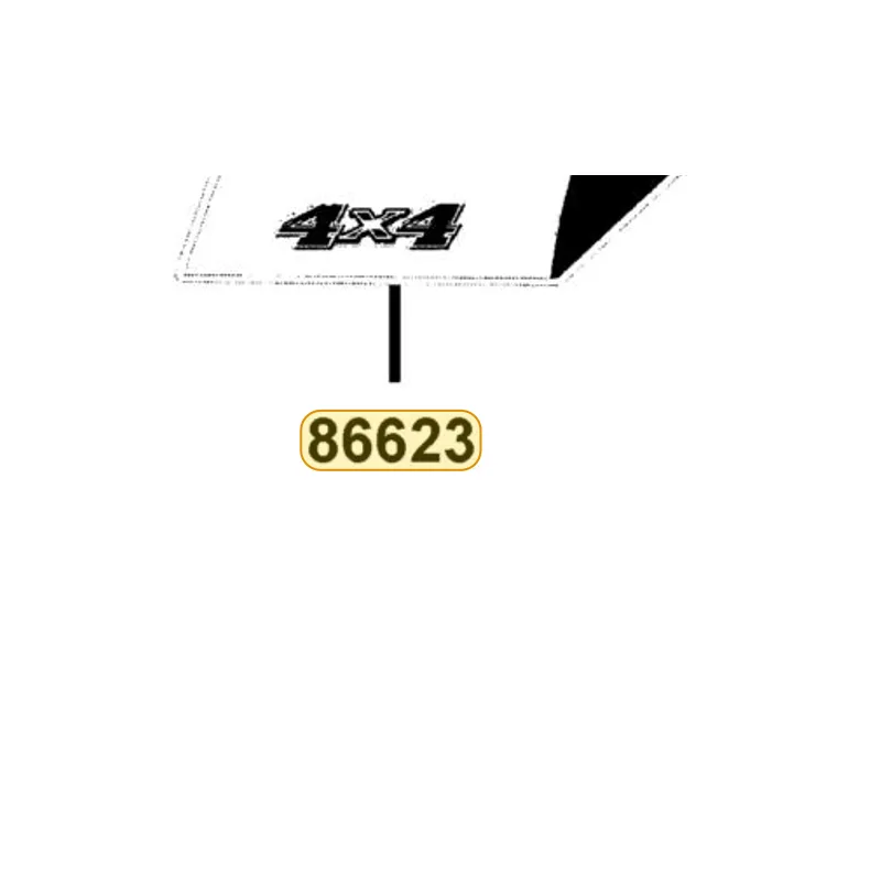 86623-AAA6-M30-T01 STRIPE R CARGO BAD — diagram cutout