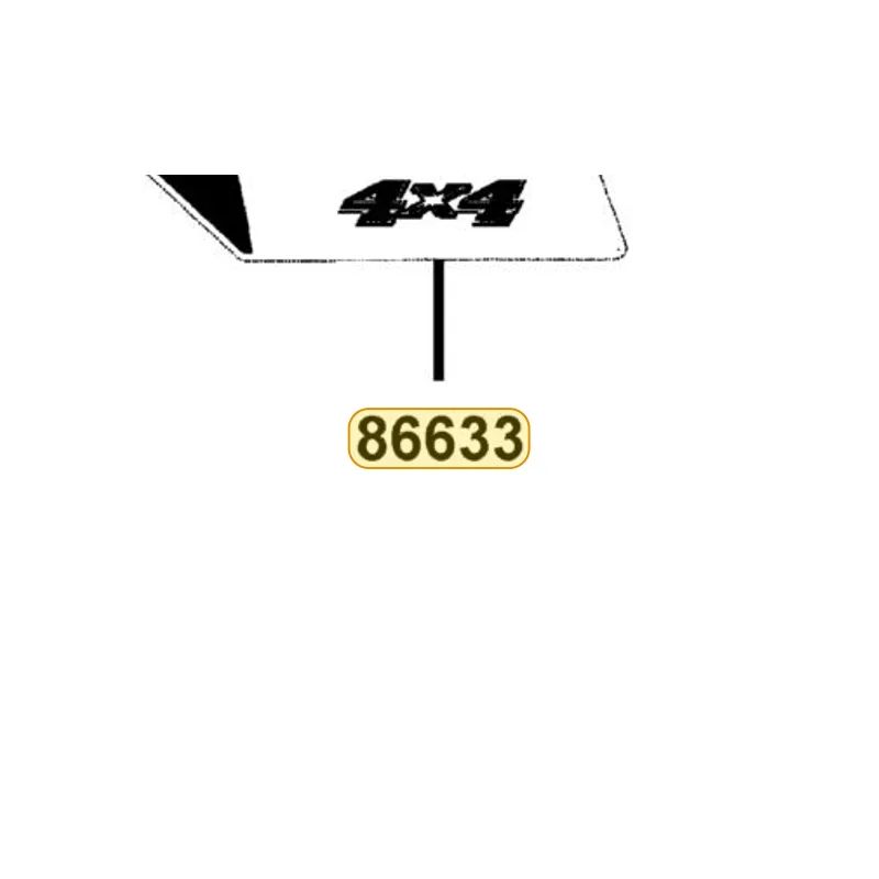 86633-AAA6-M30-T01 STRIPE L CARGO BAD — diagram cutout