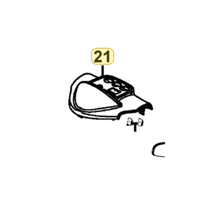 53207-LAC5-900-R6P METER COVER (Red) — diagram cutout