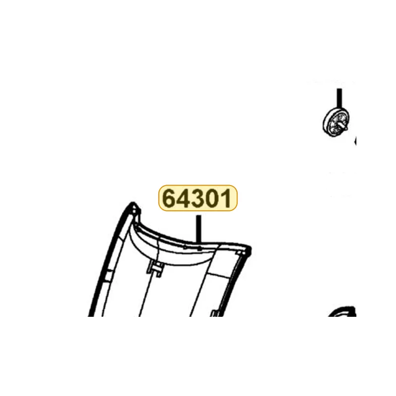64301-KKD6-E00-RVP COVER FRONT — diagram cutout