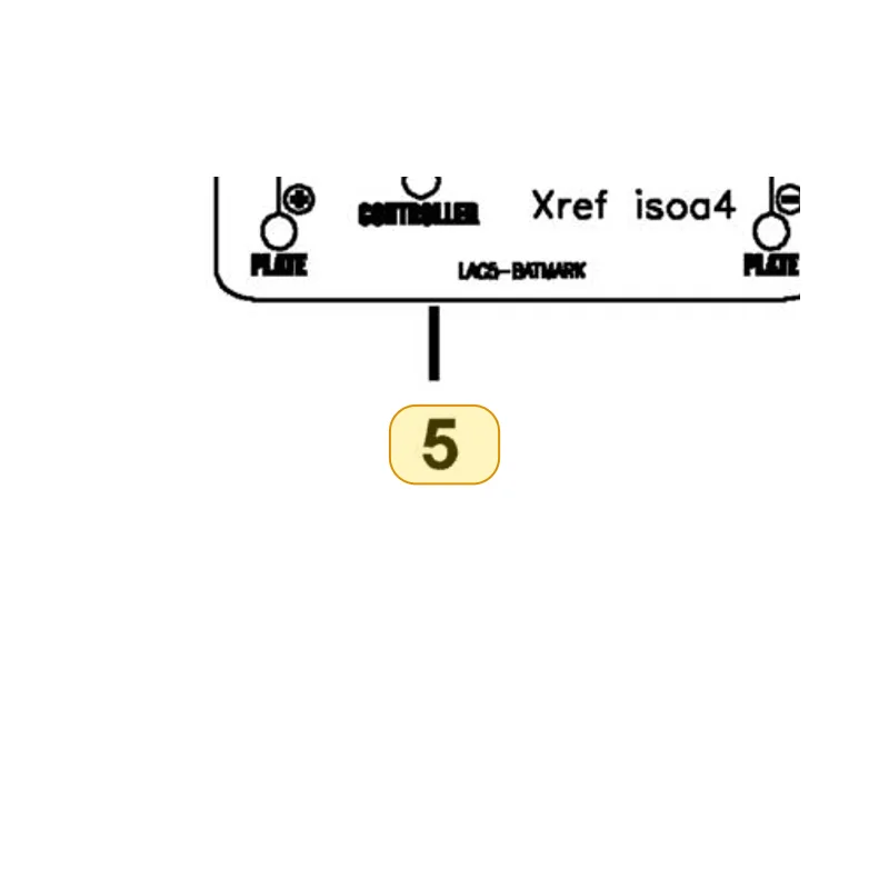 87508-LAC5-910-T01 LABEL BATTERY — diagram cutout