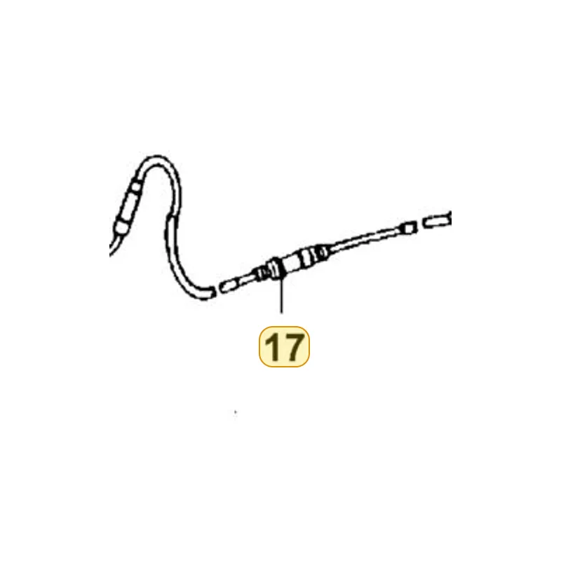 45450-LBE2-900 CABLE COMP BRAKE — diagram cutout
