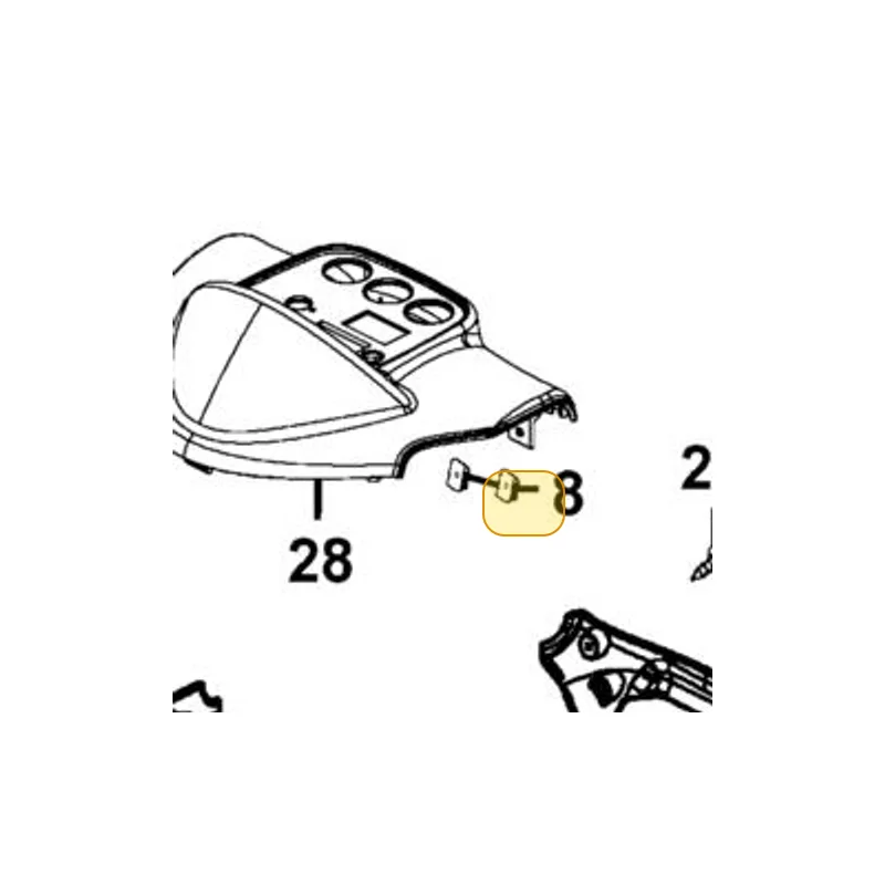 53206-LBE1-900-BJP COVER HANDLE RR — diagram cutout