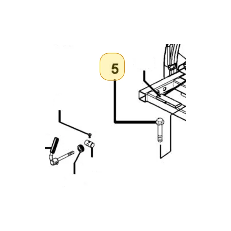 95701-10070-06 BOLT FLANGE 10*70 — diagram cutout