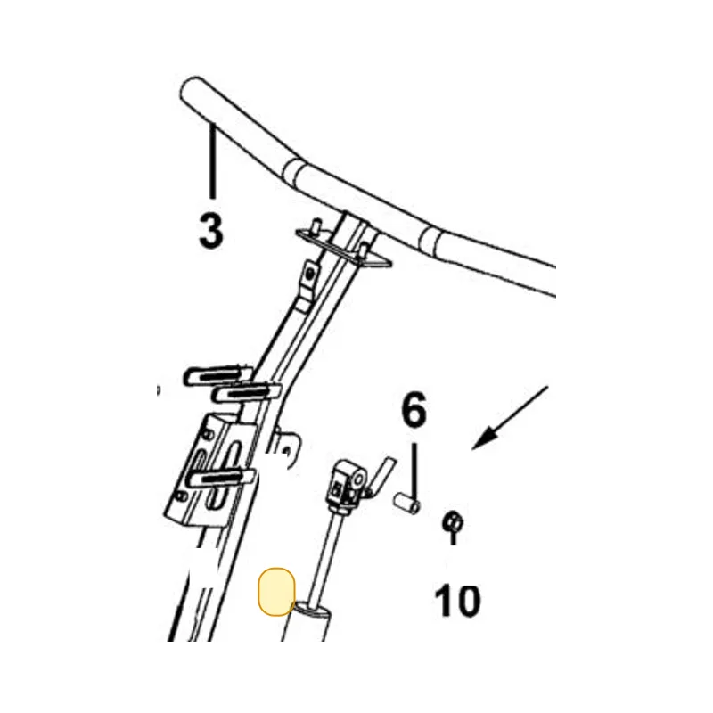 53101-LAC5-900 COLLAR HANDLE — diagram cutout