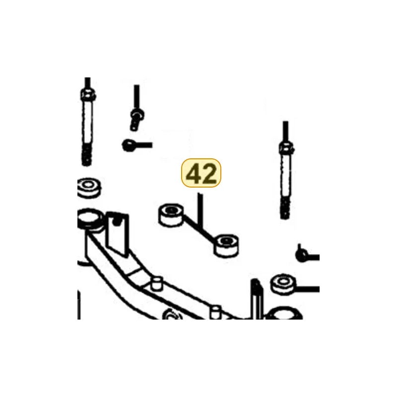 53403-LBB7-E00 RUBBER SWING ARM — diagram cutout